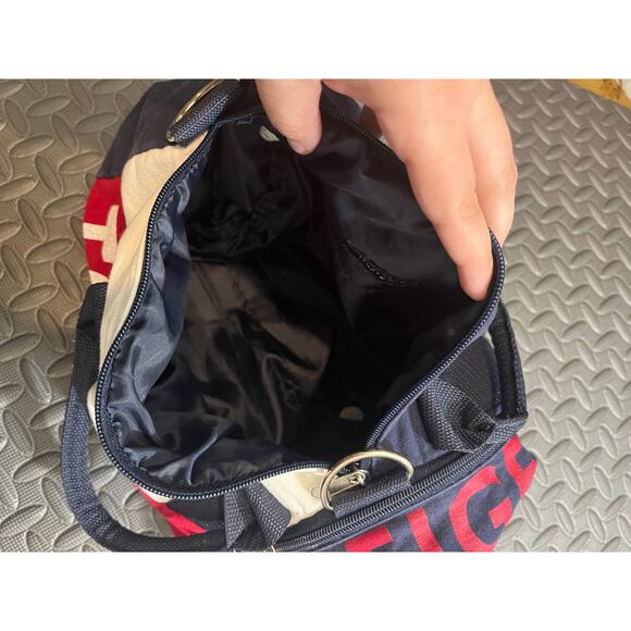 Vintage Y2K Tommy Hilfiger Mini Duffle Bag Gym Retro Red White Blue Unisex - Picture 8 of 11